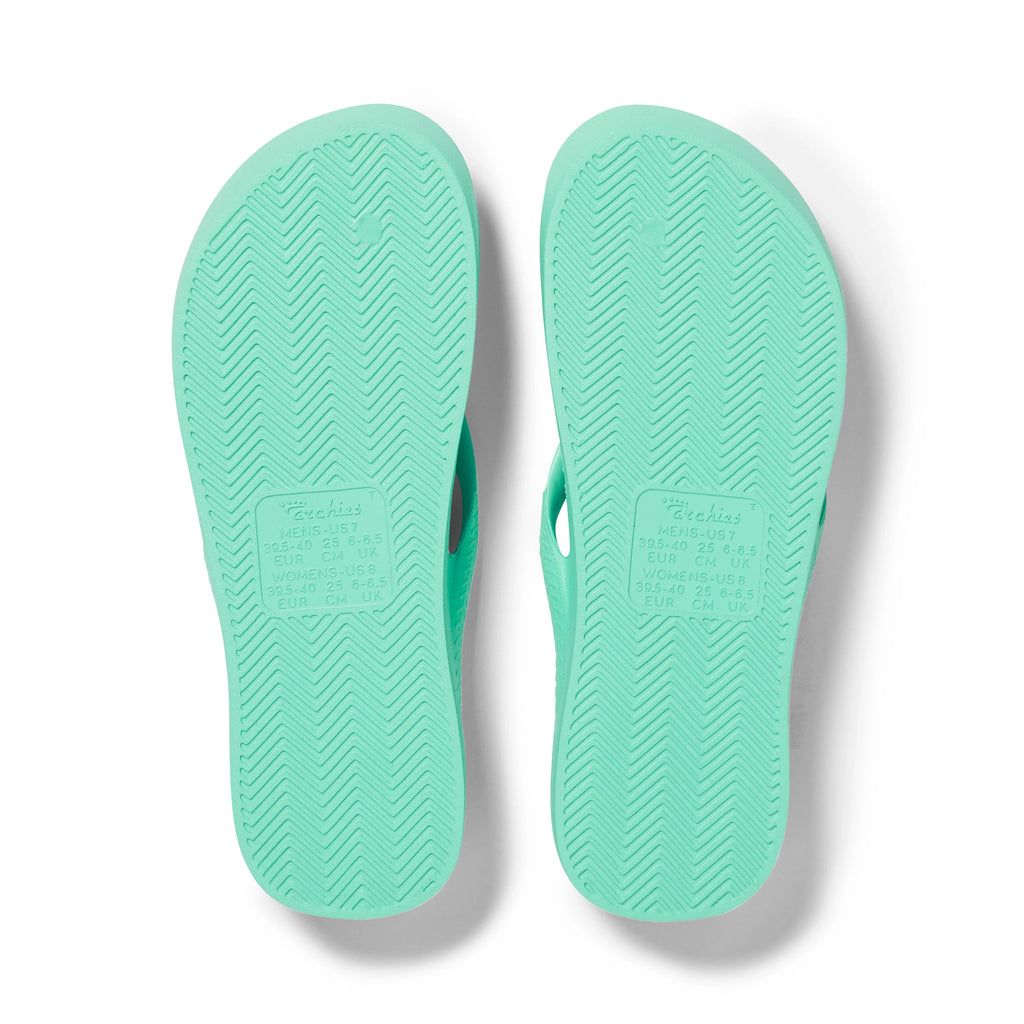Mint Archies Arch Support Flip Flops angle 04