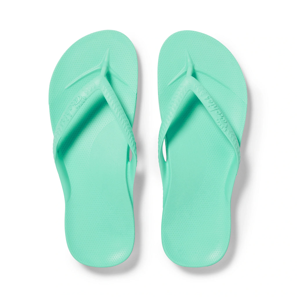 Mint Archies Arch Support Flip Flops angle 01