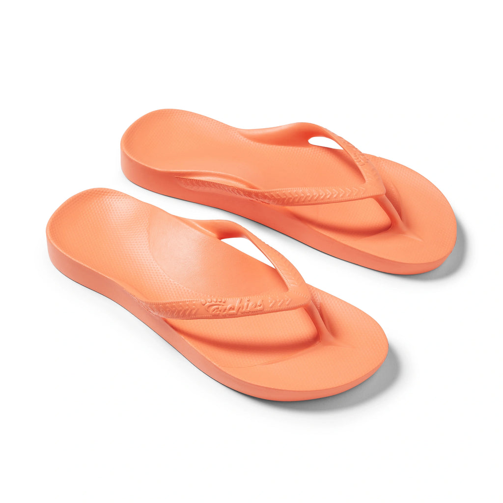 Peach Archies Arch Support Flip Flops angle 09