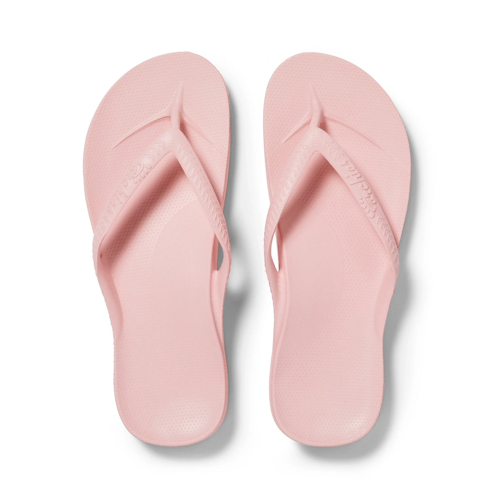 Pink Archies Arch Support Flip Flops angle 01