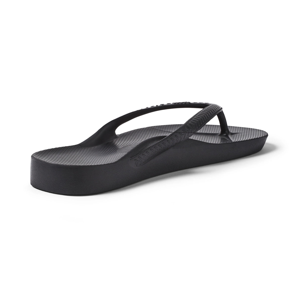 Black Archies Arch Support Flip Flops angle 04