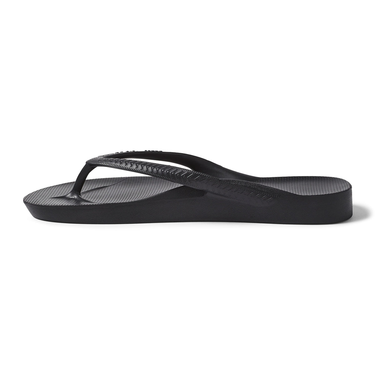 Black Archies Arch Support Flip Flops angle 06