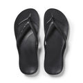Black Archies Arch Support Flip Flops angle 01
