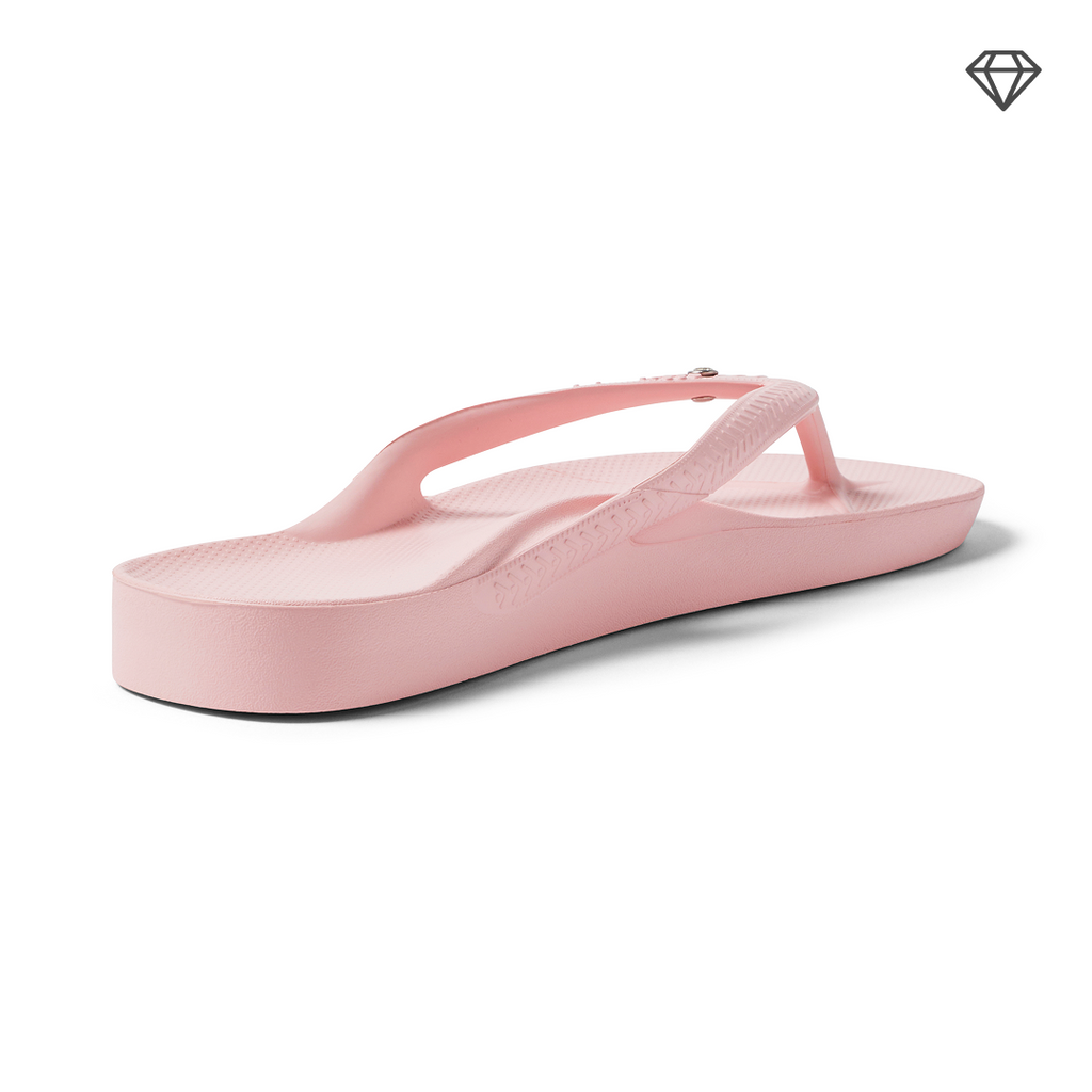 Arch Support Flip Flops - Classic - Crystal Pink Minimalist Sandals